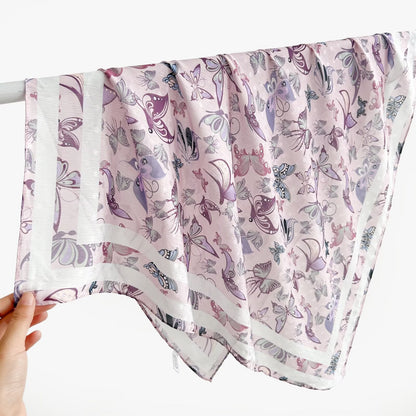 New Breathable Versatile Silk Chiffon Scarf For Women, Also Usable As A Shawl