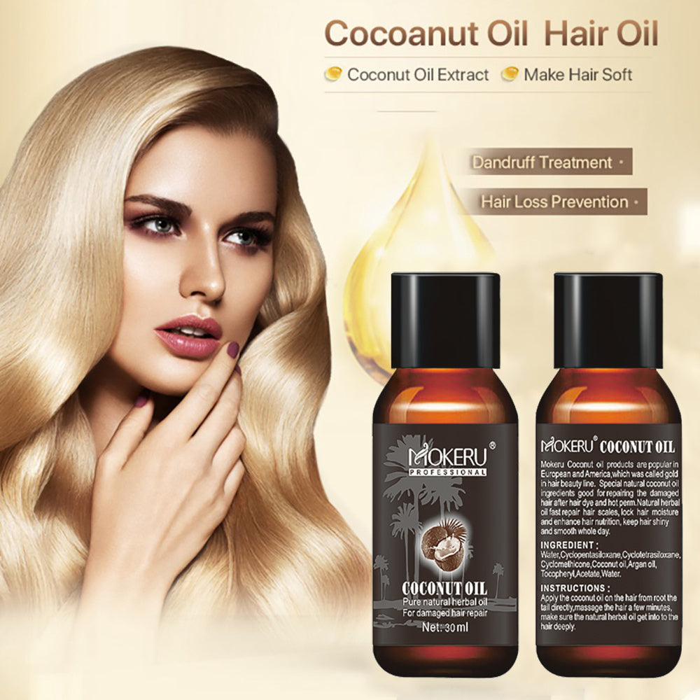 Coconut Oil Hair Repair for Frizz and Damage