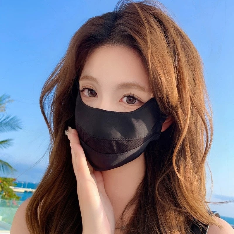 Womens Sun-Protective Mask UV-Protective Face Mask