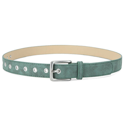 Matte-texture Wear-resistant Pin-buckle Womens Belt