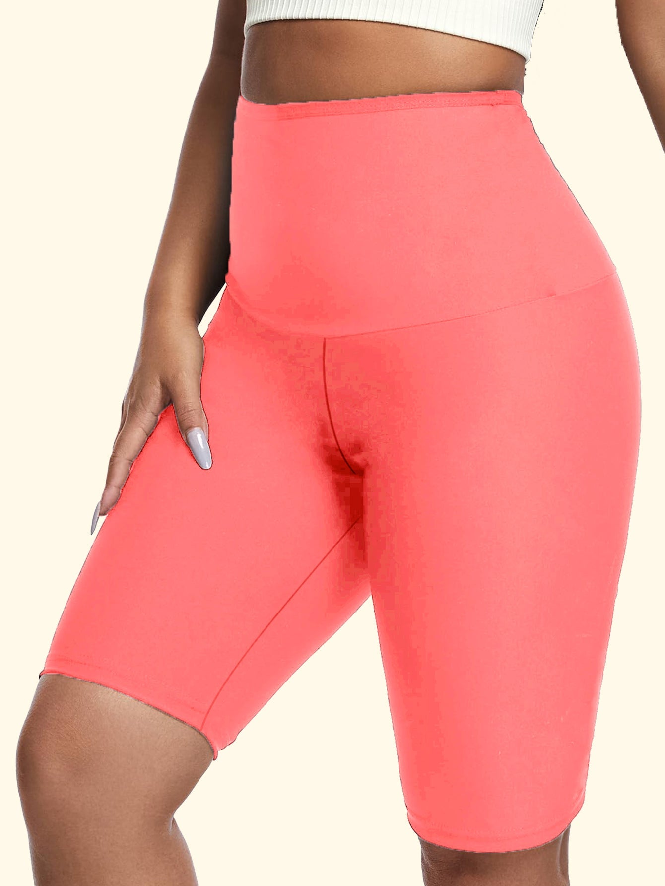 Women High Waist Thermo Sauna Shorts Slimming Body Shaper Compression Workout Waist Trainer Pants
