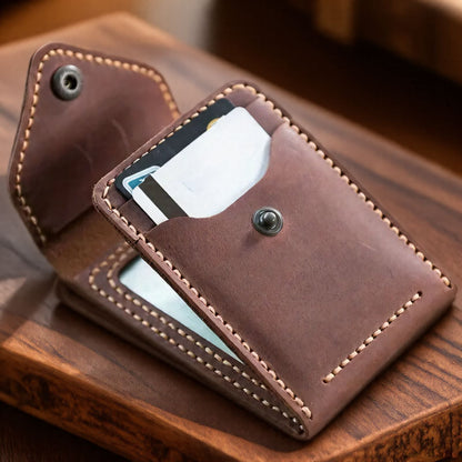 ID Card Holder Storage Pouch Portable 2-in-1 Card Case And Protective Cover
