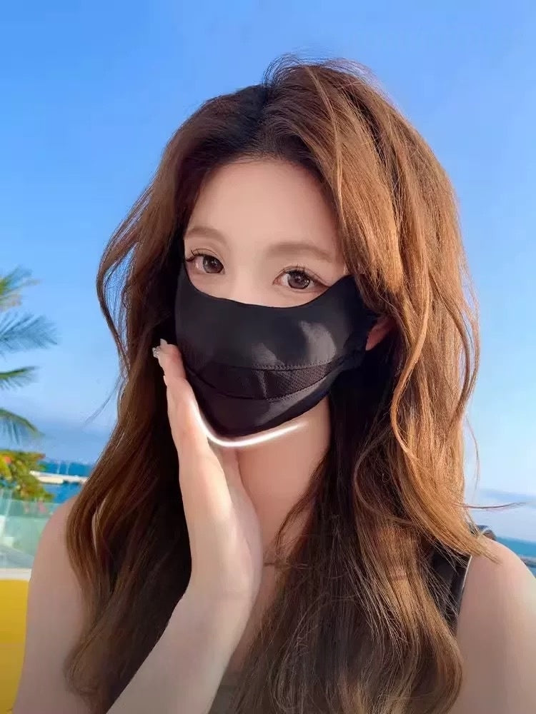Womens Sun-Protective Mask UV-Protective Face Mask