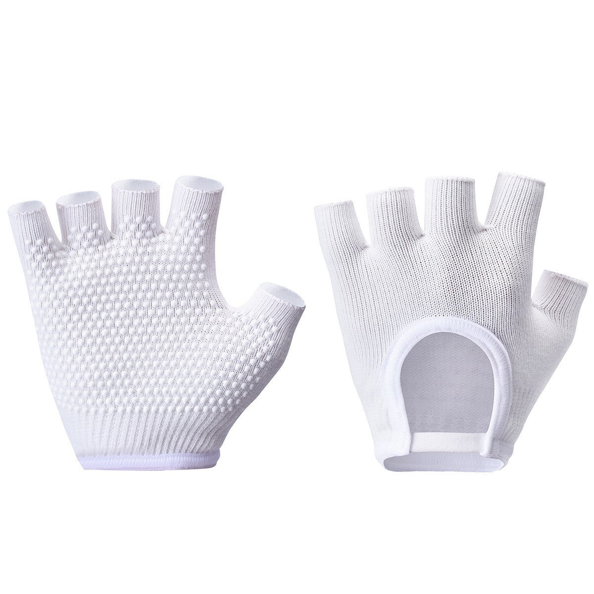 Non-slip Aerial Yoga Cotton Breathable Half-finger Gloves