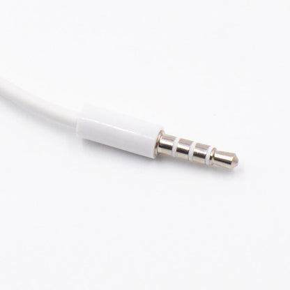 Silver Plating Car Phone Audio Cable USB To 3.5MM