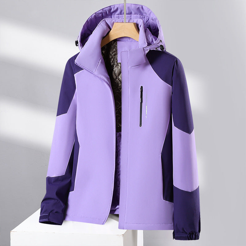 Womens Casual Outdoor Hiking Cotton Jacket