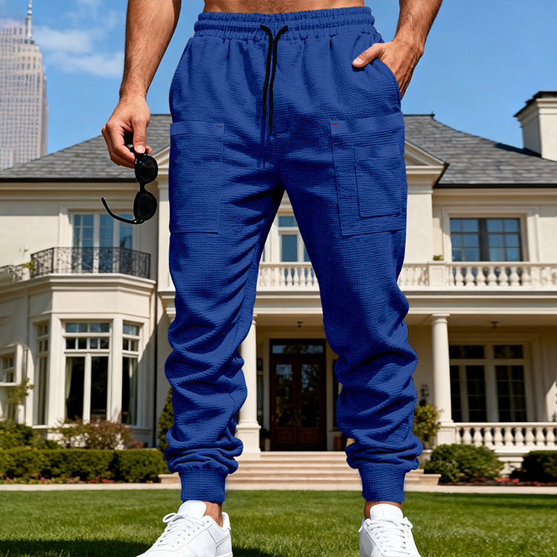 Mens Loose-fit Casual Breathable Pants