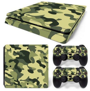 PS4 Slim Skin Sticker – Camouflage Vinyl Decal Wrap with Controller Skins