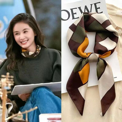 High-end Headscarf Versatile Neck Scarf Hairband Accessory