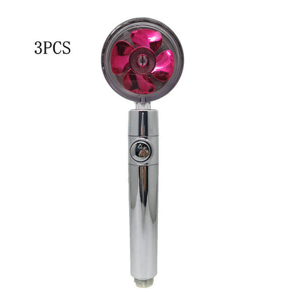 Turbo Propeller Shower Head Handheld High Pressure