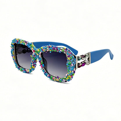 Square-frame Sunglasses Versatile Shades For Beach Vacations