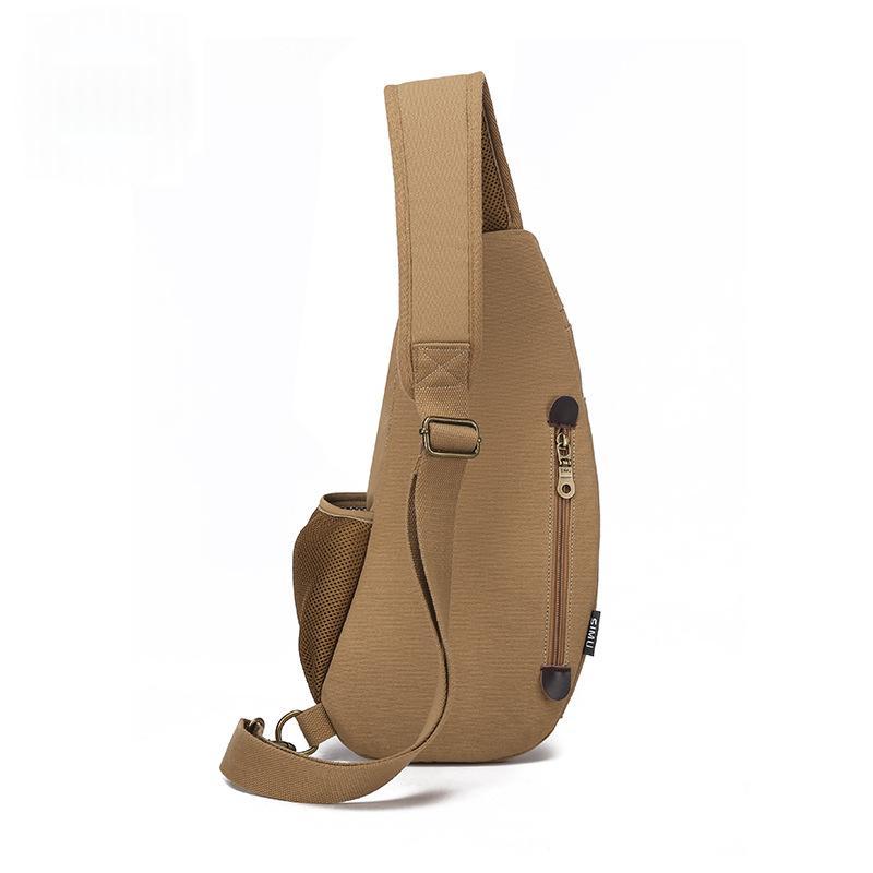Mens Trendy Korean-style Crossbody Retro Casual Sports Shoulder Bag For Men