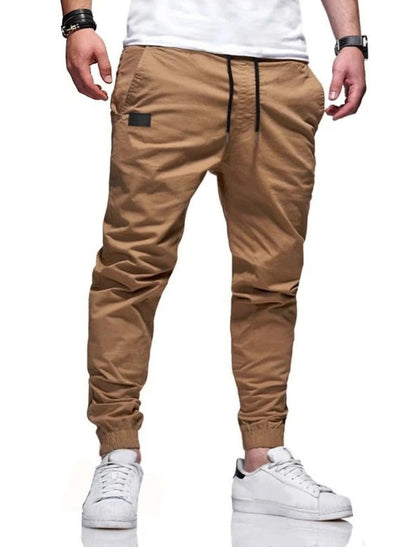 Mens Casual Pants Loose-fitting Straight-leg Trousers Long Pants
