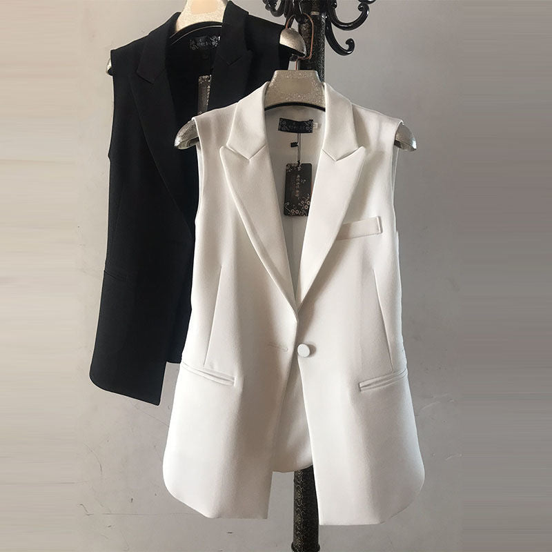 Korean-style Suit Vest Jacket For Women