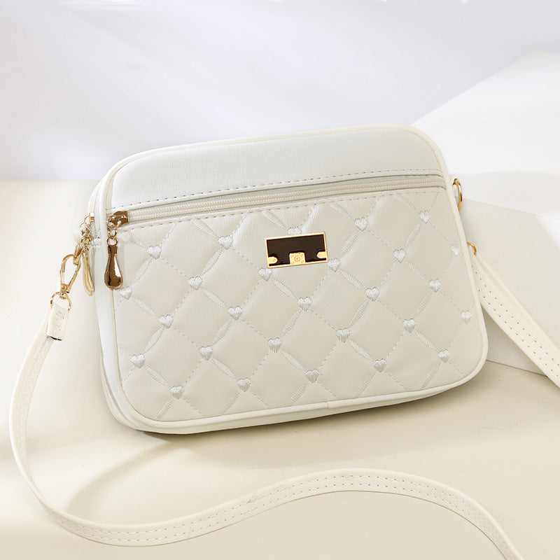 Fashionable Solid-Color Summer Shoulder Bag