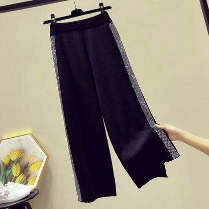 Casual Draping Wide-leg Pants Women