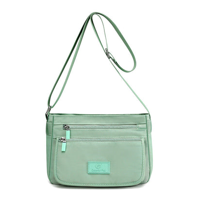 Foreign Trade Women's Bags 2026 New Trendy Shoulder Bag Waterproof Nylon Bag Multi-Layer Crossbody Bag Korean Style Versatile Backpack