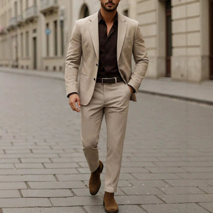 Mens Business Formal Suit Set