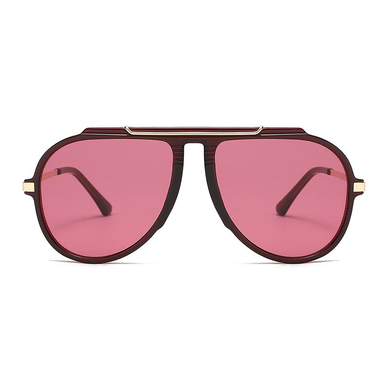 3654 Metal Double-Bridge Aviator Sunglasses Cross-Border E-Commerce Foreign Trade Amazon Fashion Uv400 Unisex