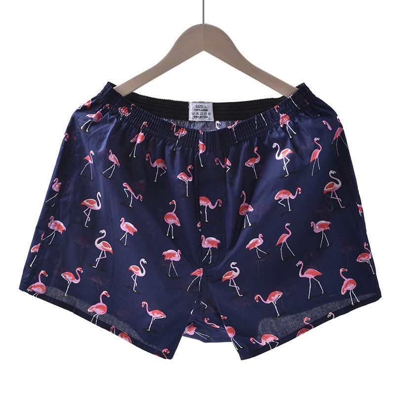 Men's Casual Arrow Print Plaid Boxer Briefs