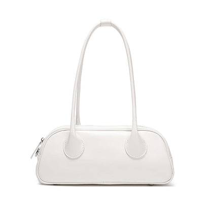 Womens Minimalist Genuine Leather Underarm Bag