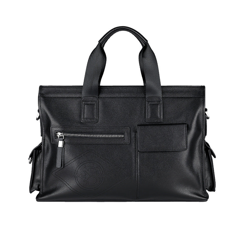 Casual Stylish Cowhide Large-capacity Crossbody Bag