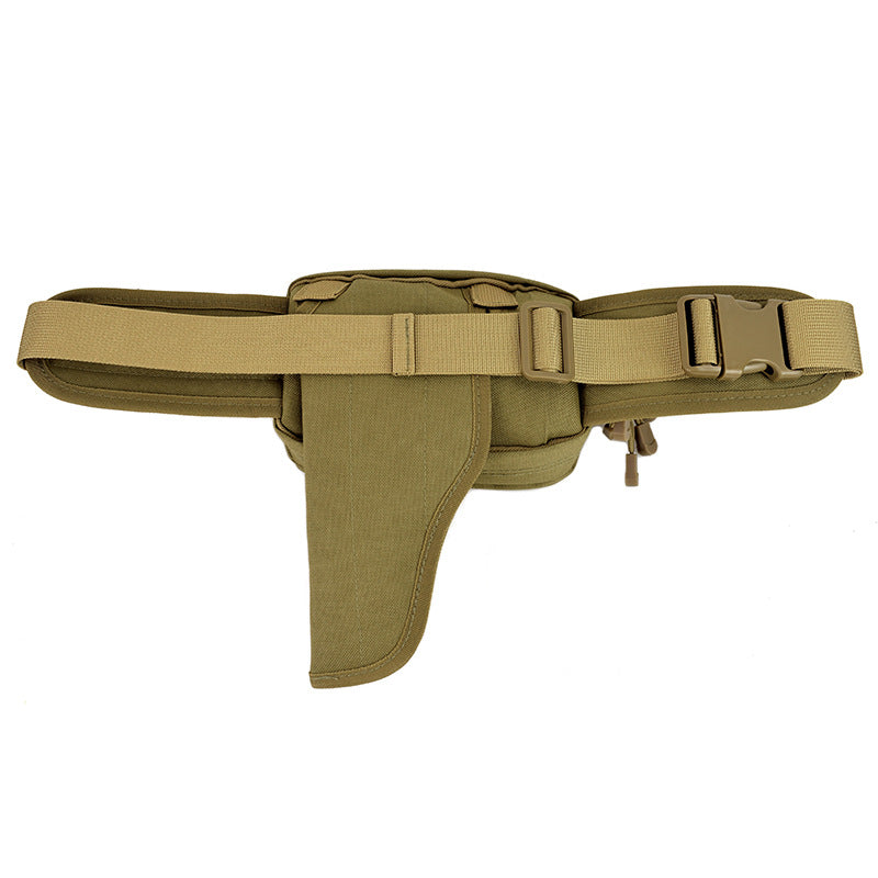 Outdoor Tactical Waist Pouch With Hidden Holster Multi-Functional Expandable Storage Bag