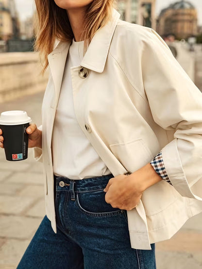 Women's Loose Pockets Casual Jacket