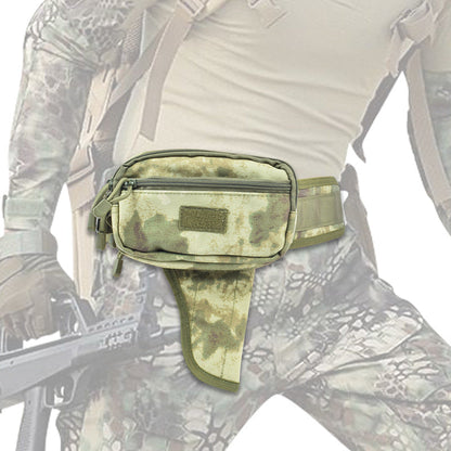Outdoor Tactical Waist Pouch With Hidden Holster Multi-Functional Expandable Storage Bag