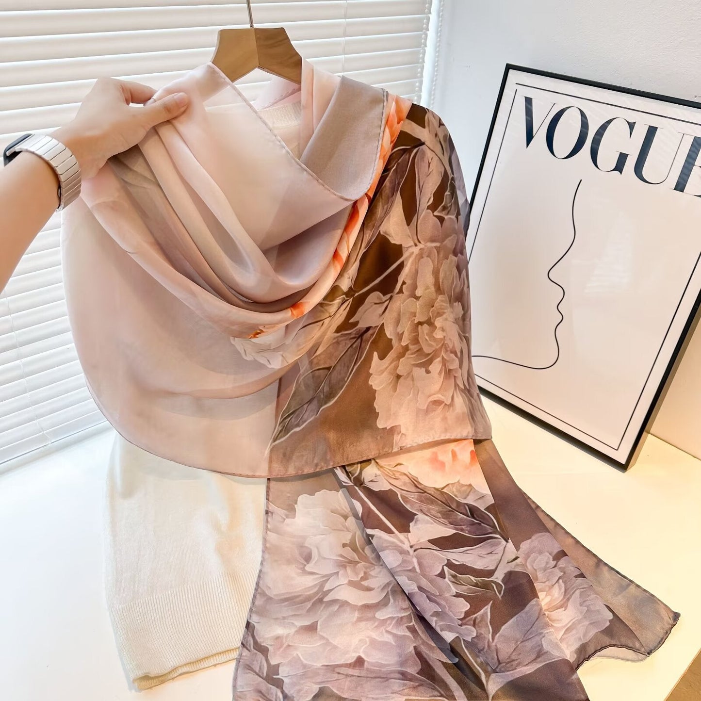 Silk Sun-protection Versatile Beach Scarf