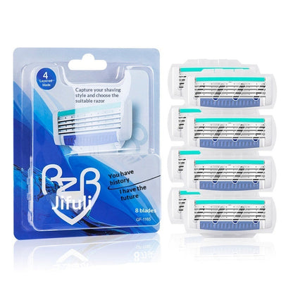 Manual razor 4-layer razor blade