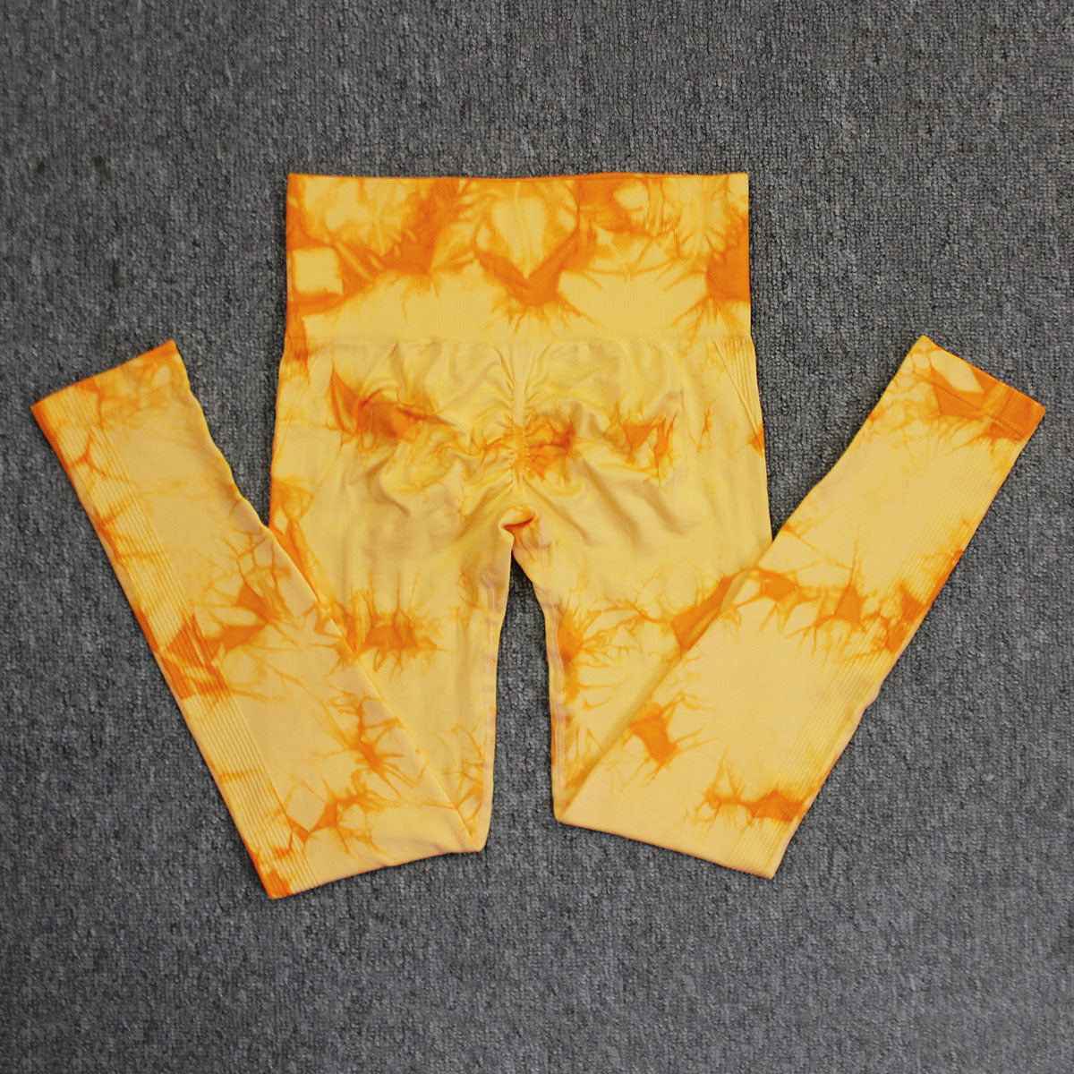 Women's Printed Tie-dye Seamless Skinny Yoga Pants