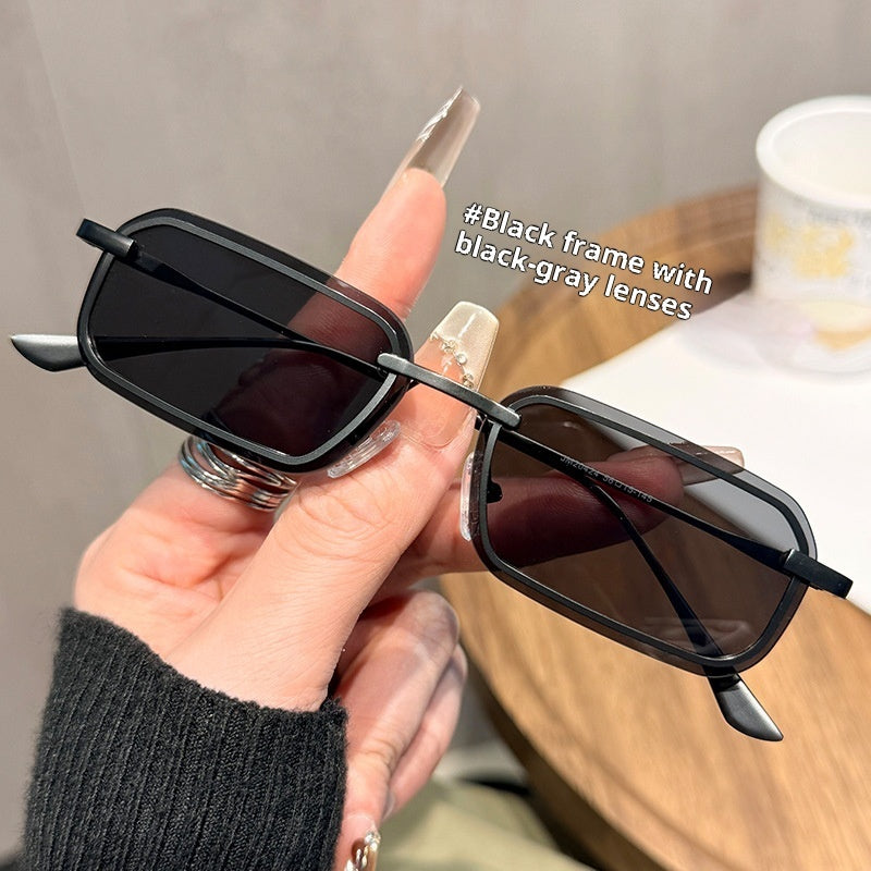 Retro Small-frame Square UV-protective Sunglasses