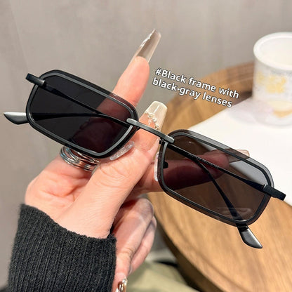 Retro Small-frame Square UV-protective Sunglasses