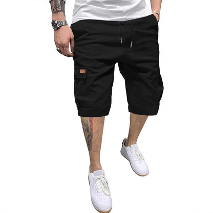 Casual Relaxed-fit Quick-drying Breathable Shorts With Multiple Pockets
