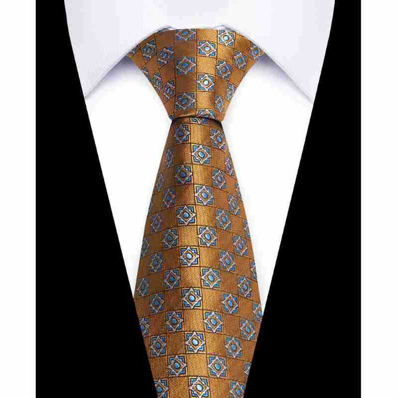 Usiness Striped Hand-stitched Polyester Tie
