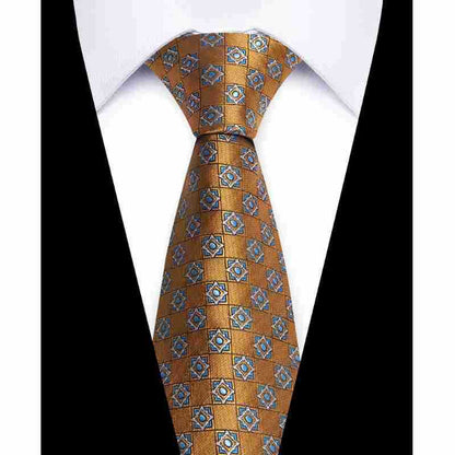 Usiness Striped Hand-stitched Polyester Tie