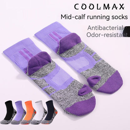 Antibacterial Odor-resistant And Extra-thick Running Socks For Men And Women