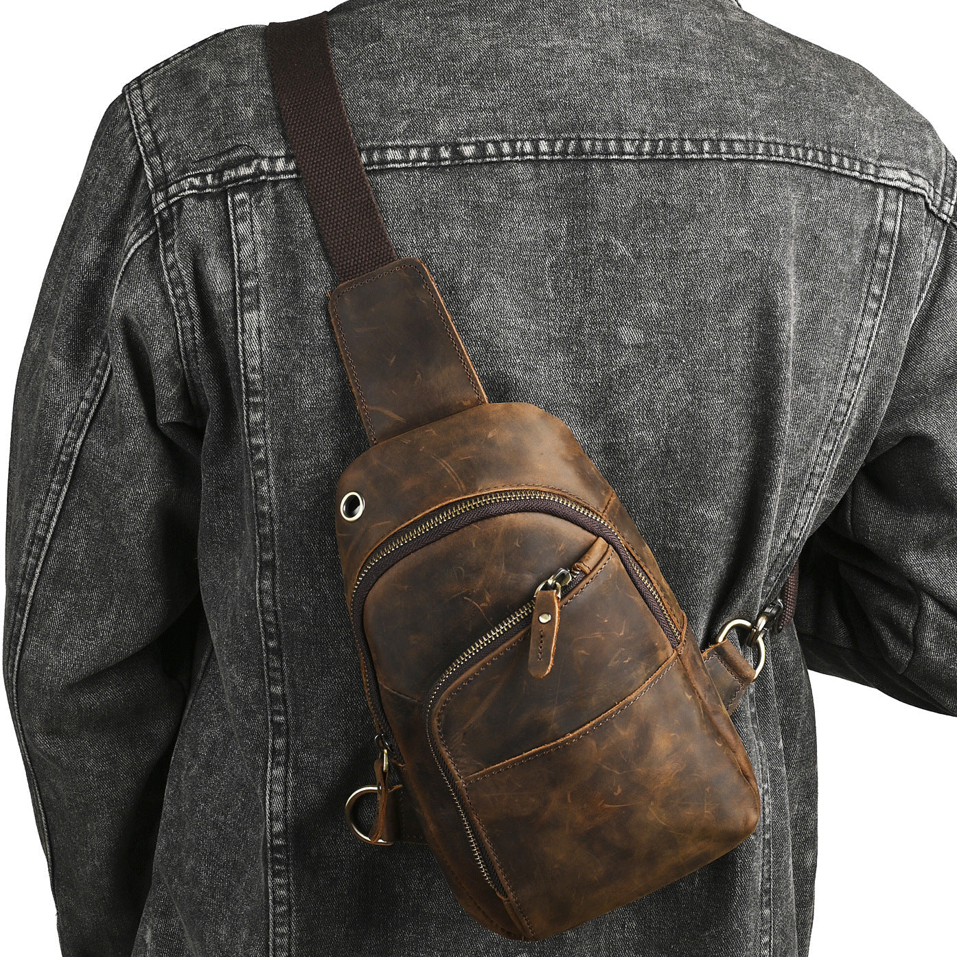 Men's Retro Outdoor Multi-Functional Crossbody Bag