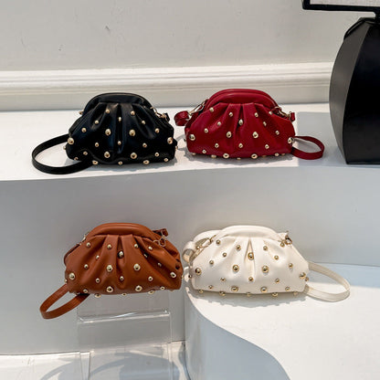 Retro Casual New-style Studded Crossbody Bag