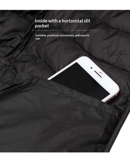Men's Casual Cotton Jacket With A Stand-up Collar