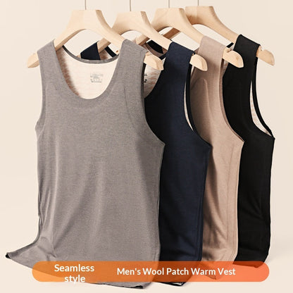 AutumnWinter Fleece-lined Extra-thick Sleeveless Base Top