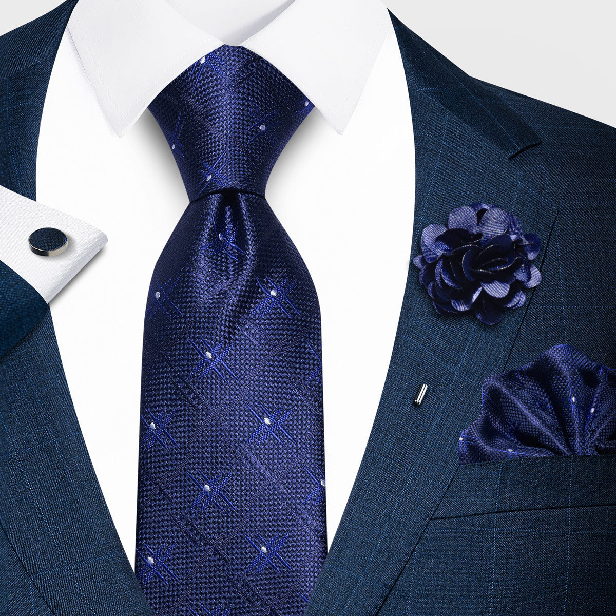 Tencel Jacquard Business Formal Necktie