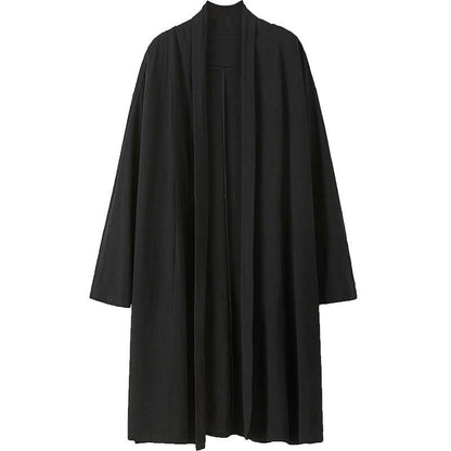Men's Mandarin-collar Mid-length Trench Coat