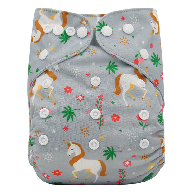 Washable Baby Cloth Diaper Breathable Diaper Pants 0-3 Years Old Baby Adjustable Diaper Leak-proof Diaper