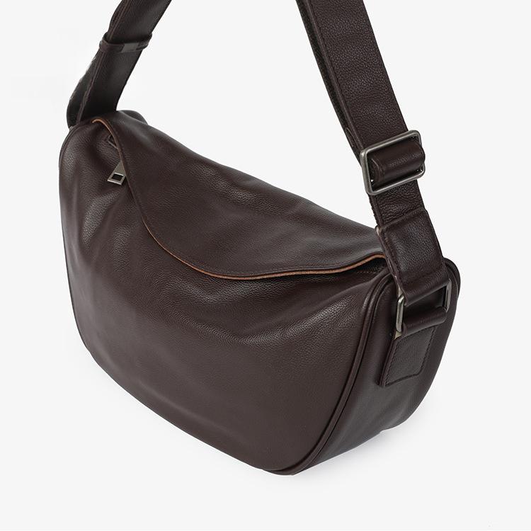 First-layer Cowhide Genuine Leather Crossbody Bag