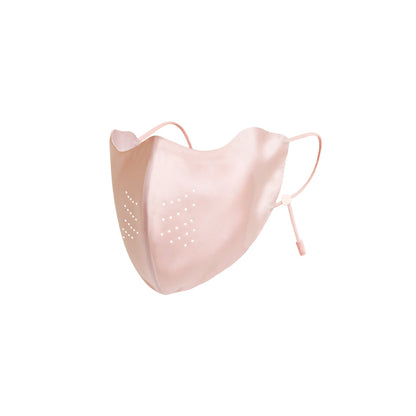 Sun-protective With Ventilation Holes Breathable Ice-silk Sunshade Face Mask