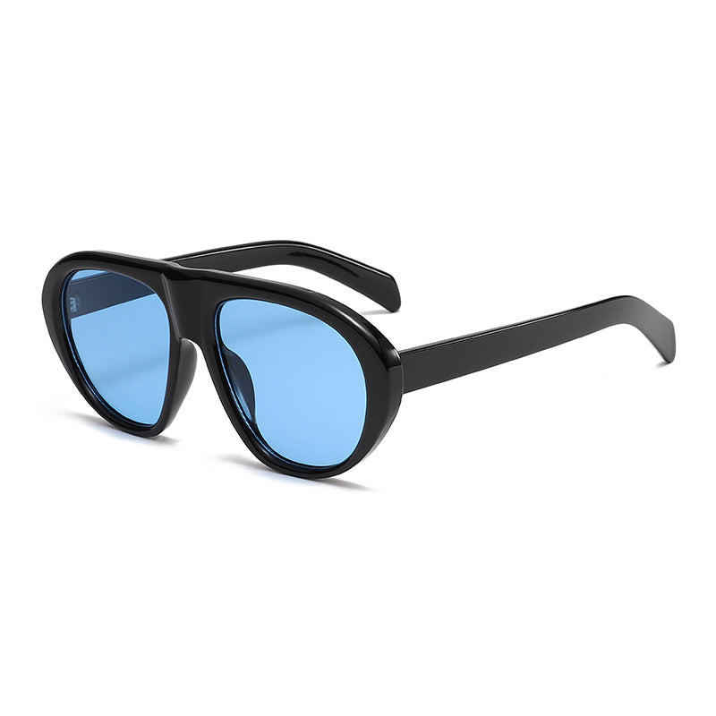 3706 Oversized Aviator Sunglasses, Fashion UV400 Shades For European & American Markets, Ideal For Amazon & Tk Cross-border E-commerce