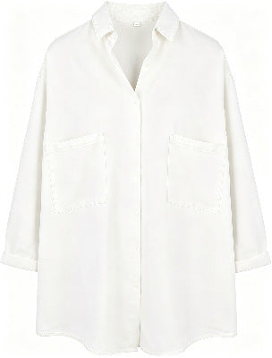 Summer-Autumn Tencel Denim Shirt For Women