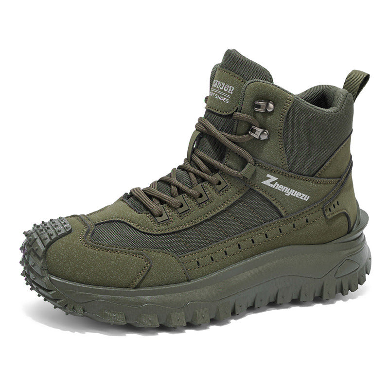 Men's Boots For Outdoor Casual Sports And Comfortable Thick-soled Wear